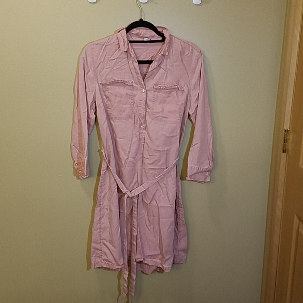 SOFT PINK SHIFT DRESS